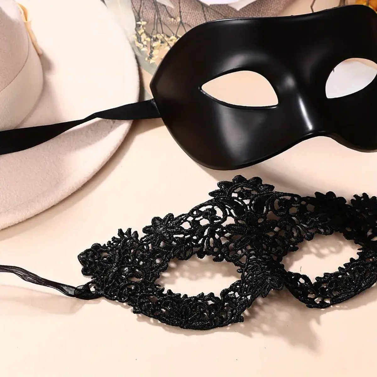 2pcs Hot New Sexy Black Lace M – Black Face Mask Pack recenzja i cena