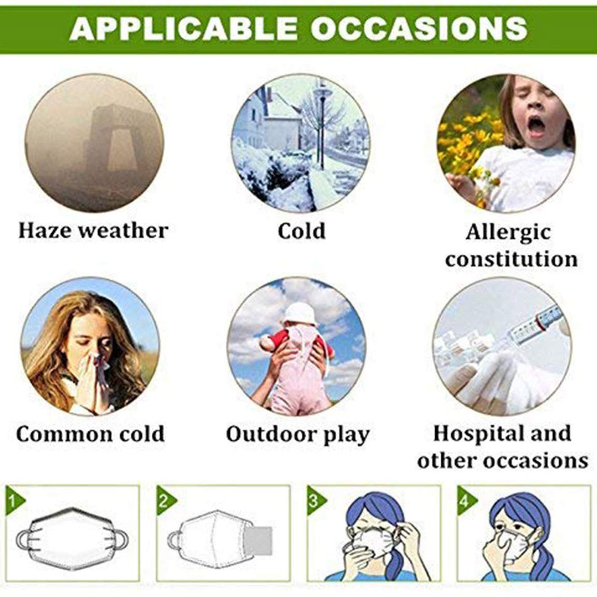 Adjustable Face Mask Anti-dust – Pm2.5 Filter Insert recenzja i cena