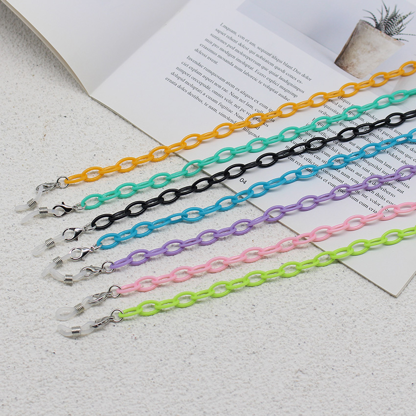 Children Colorful Acrylic Glas – Mask Chain Holder recenzja i cena