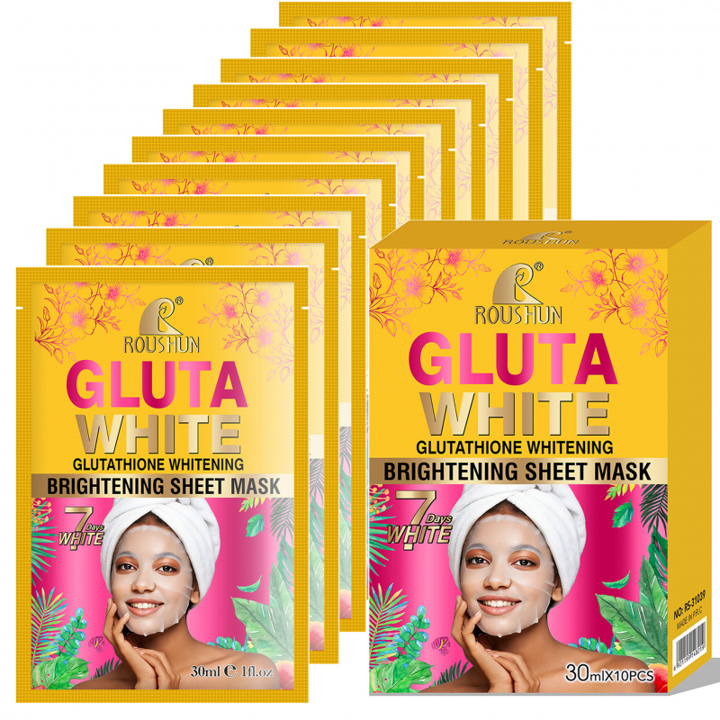 Gluta White Facial Mask Facial – Face Mask Storage Box recenzja i cena