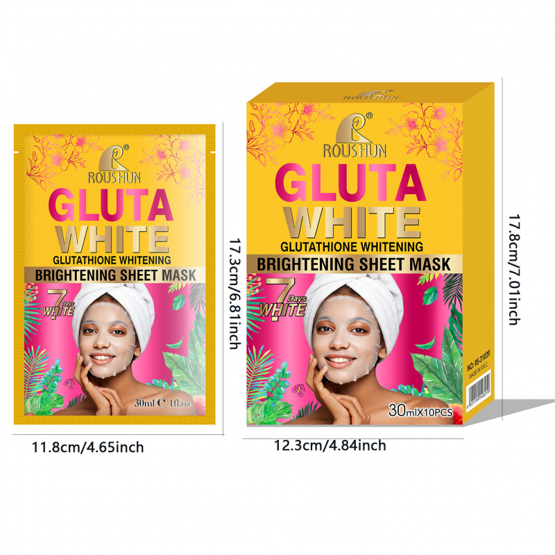 Gluta White Facial Mask Facial – Face Mask Storage Box recenzja i cena