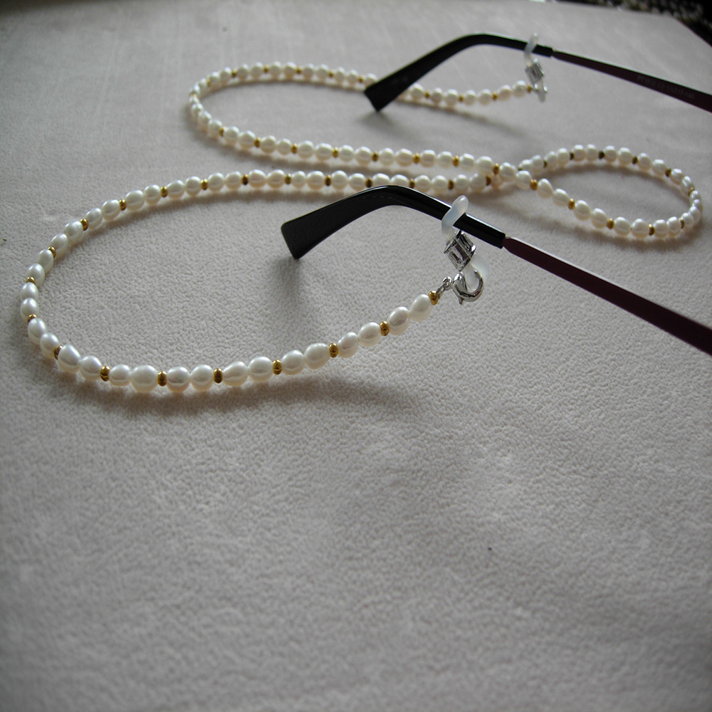 fashionable eyeglass beaded re – Mask Chain Holder recenzja i cena