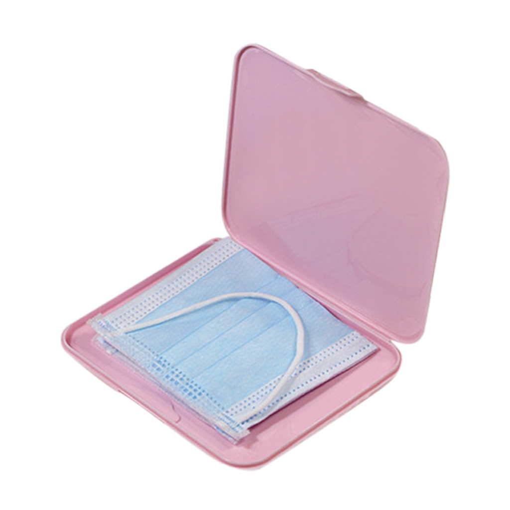 Pink Mask Cover Green Box Mask – Face Mask Storage Box recenzja i cena