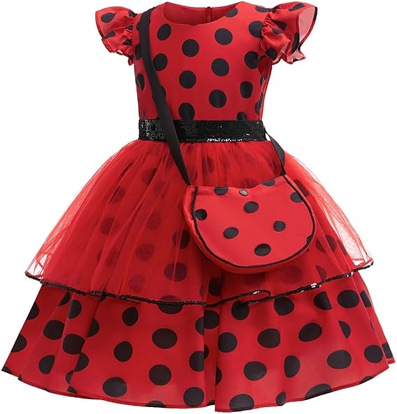 Girls Cosplay Costume Polka Do – Kids Face Mask recenzja i cena