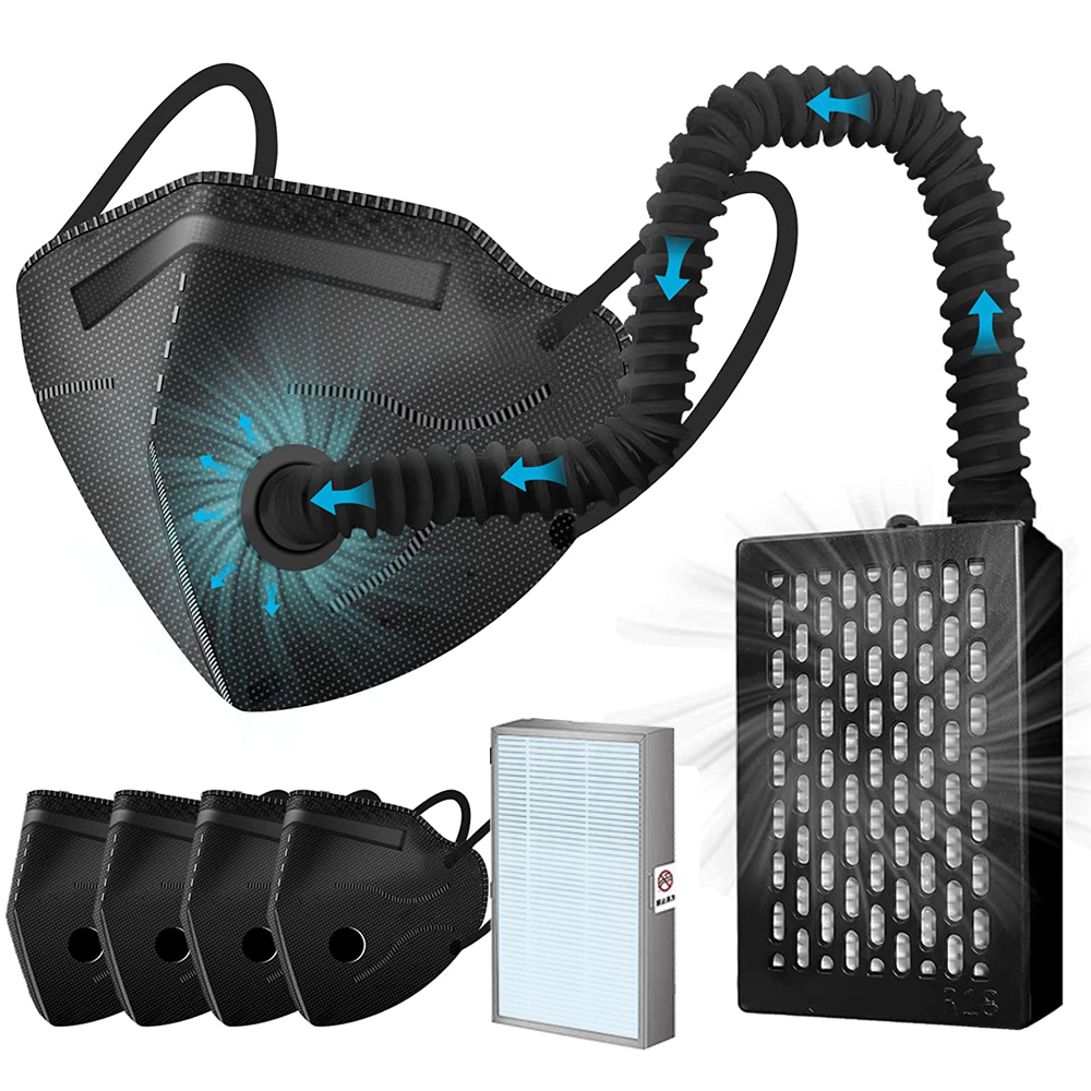 Electric KN95 Mask with Fan -  – Kn95 Respirator Mask recenzja i cena