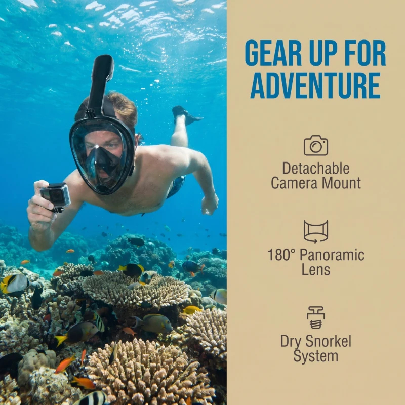Underwater Scuba Anti Fog Full – Anti Pollution Mask recenzja i cena