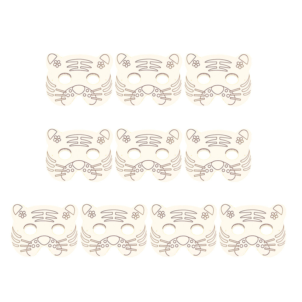 10Pcs Paper Mask Craft Kit Kid – Kids Face Mask recenzja i cena