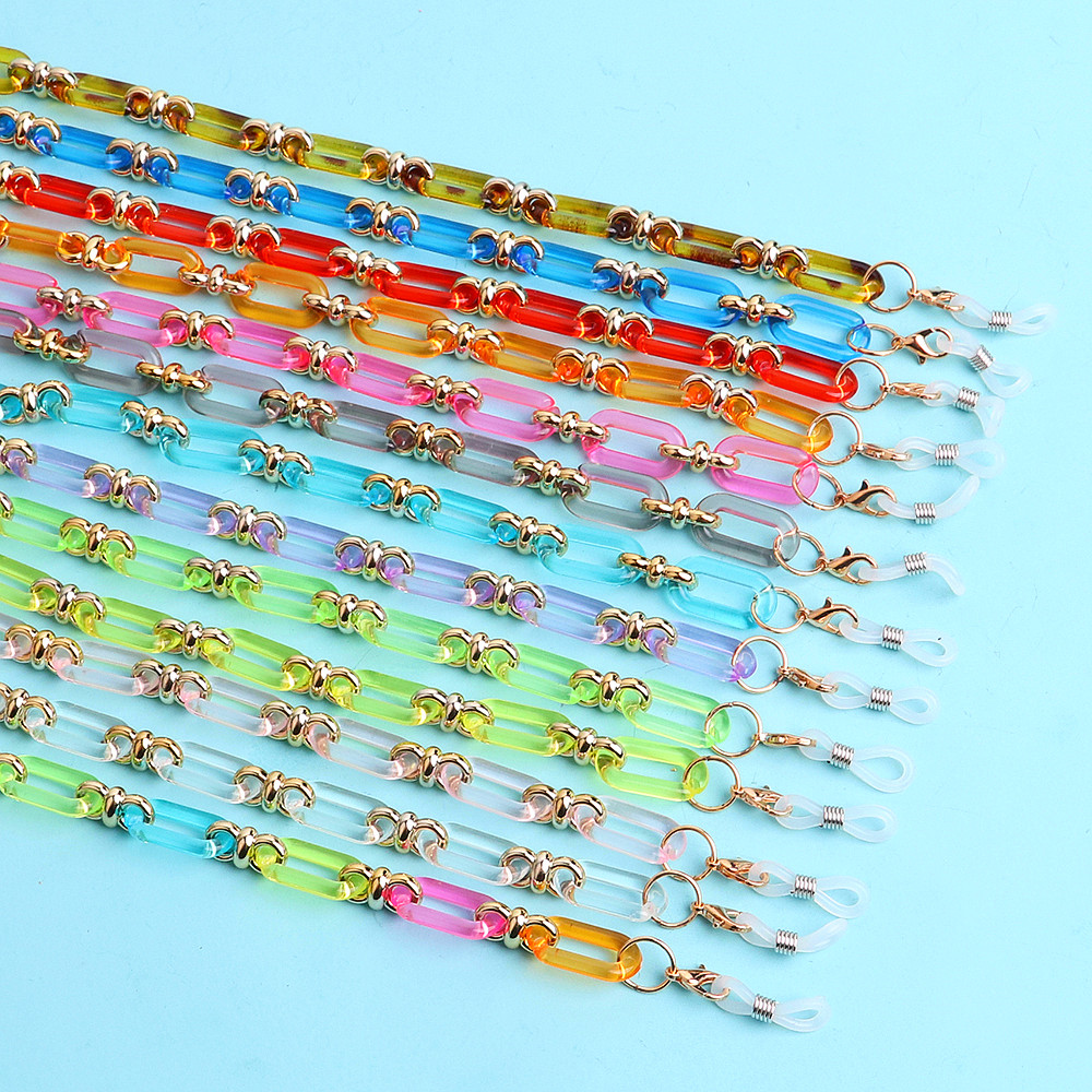 Colorful Transparent Link Acry – Mask Chain Holder recenzja i cena