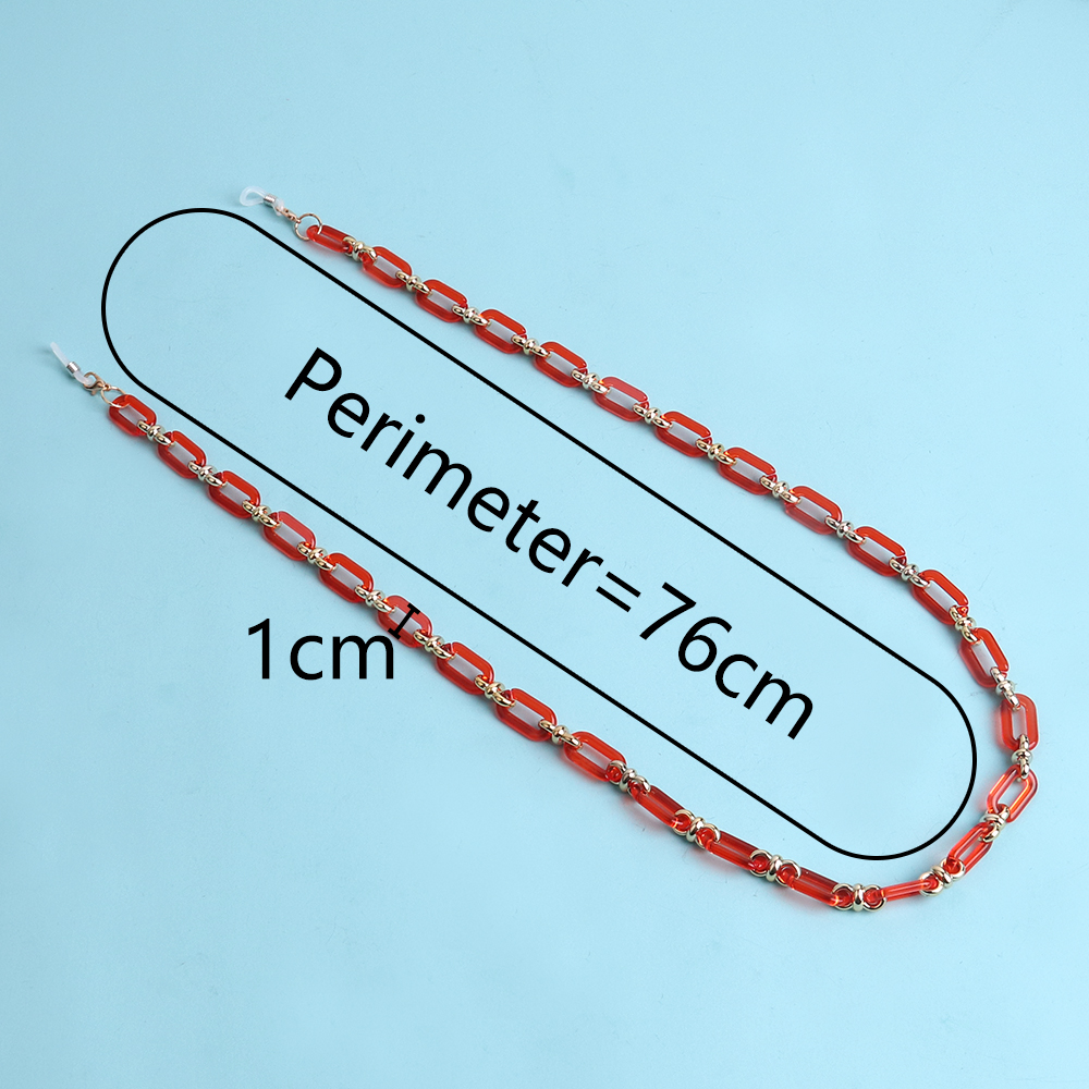 Colorful Transparent Link Acry – Mask Chain Holder recenzja i cena