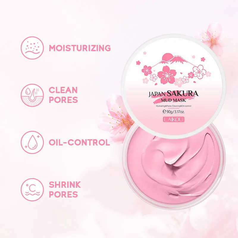 LAIKOU Sakura Clay Mask 25g 90 – Dust Mask Construction recenzja i cena