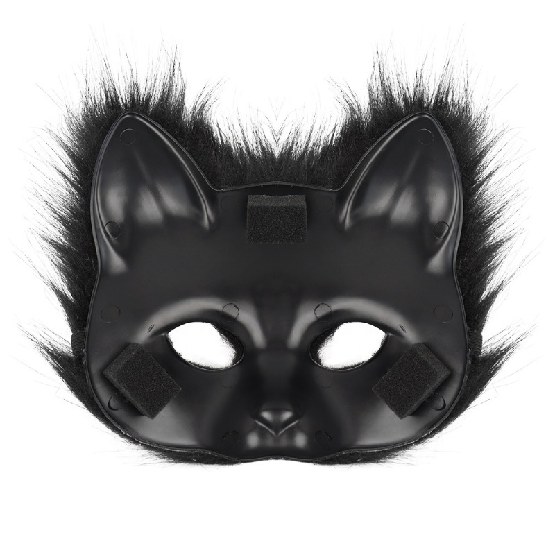 Furry Cat Ears Mask Tail & Paw – Black Face Mask Pack recenzja i cena