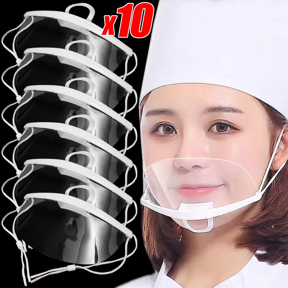 10/5/1x Plastic Clear Mask Shi – Anti Pollution Mask recenzja i cena
