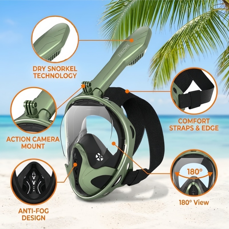 Professional Snorkeling Diving – Anti Pollution Mask recenzja i cena