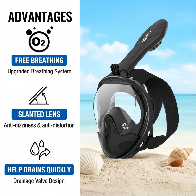 Professional Snorkeling Diving – Anti Pollution Mask recenzja i cena