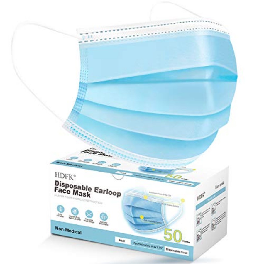 Face Mask Disposable Adults 3P – Disposable Mask Blue recenzja i cena