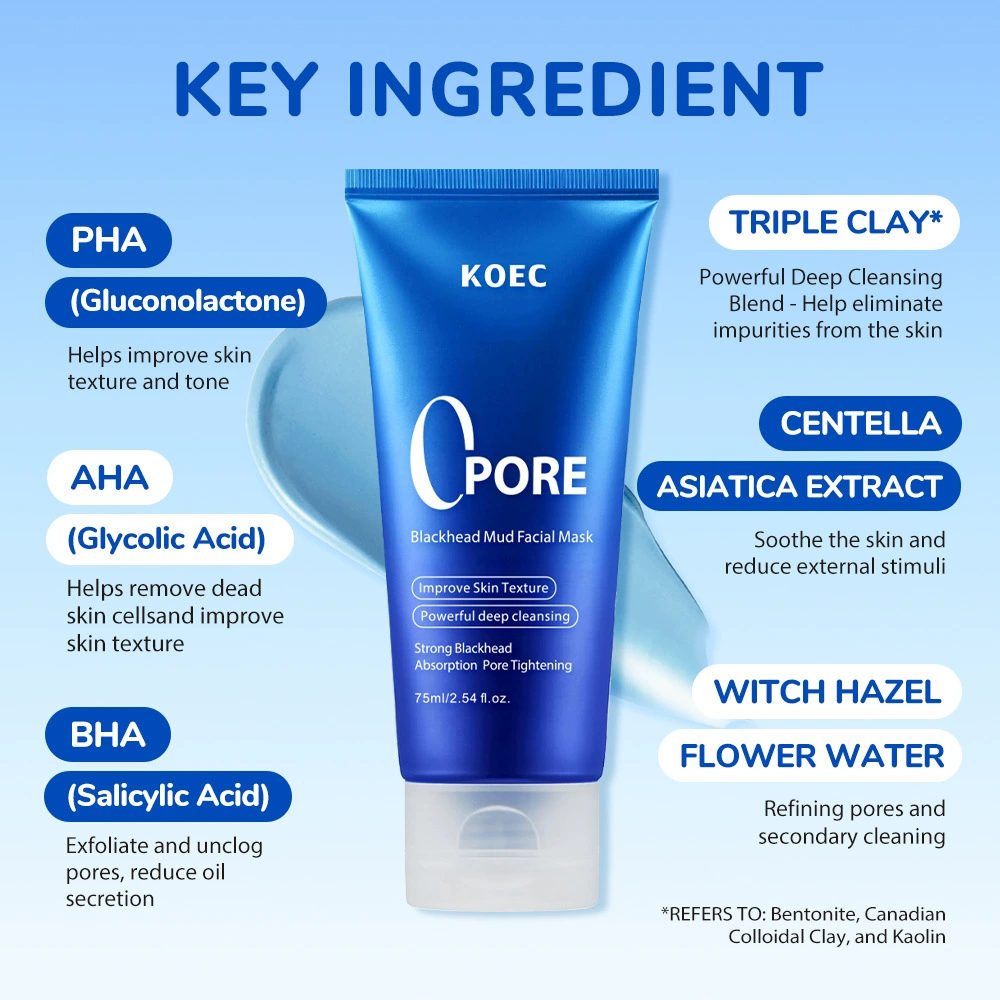 75ml KOEC Zero Pore Blackhead  – Dust Mask Construction recenzja i cena