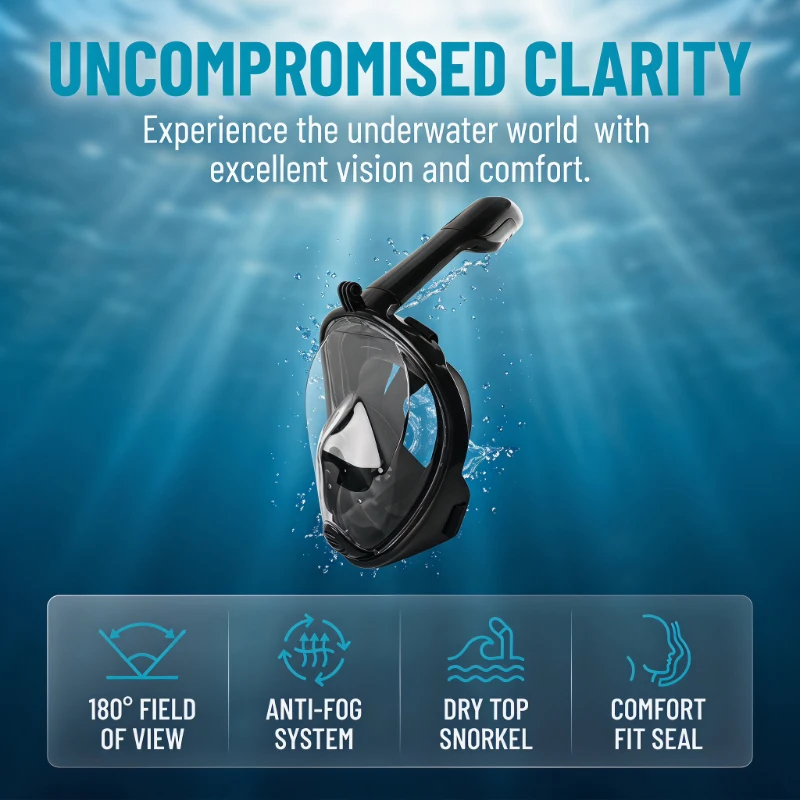 Underwater Scuba Anti Fog Full – Anti Pollution Mask recenzja i cena