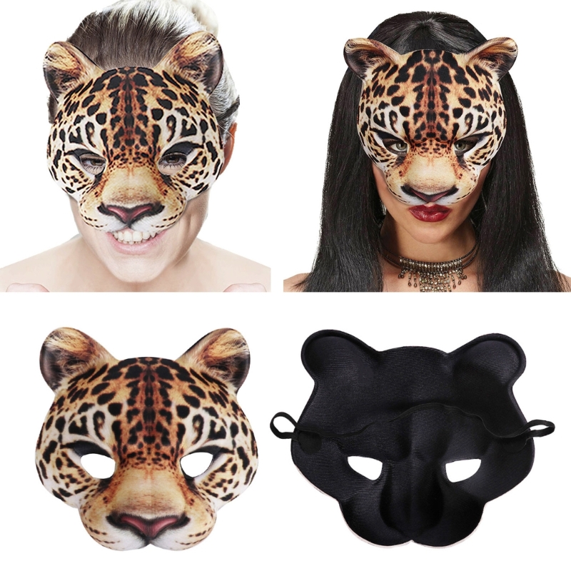 Leopard Mask Party Mask Dress  – Respirator Half Face recenzja i cena