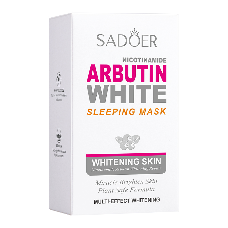 20pcs/box SADOER Arbutin Sleep – Face Mask Storage Box recenzja i cena