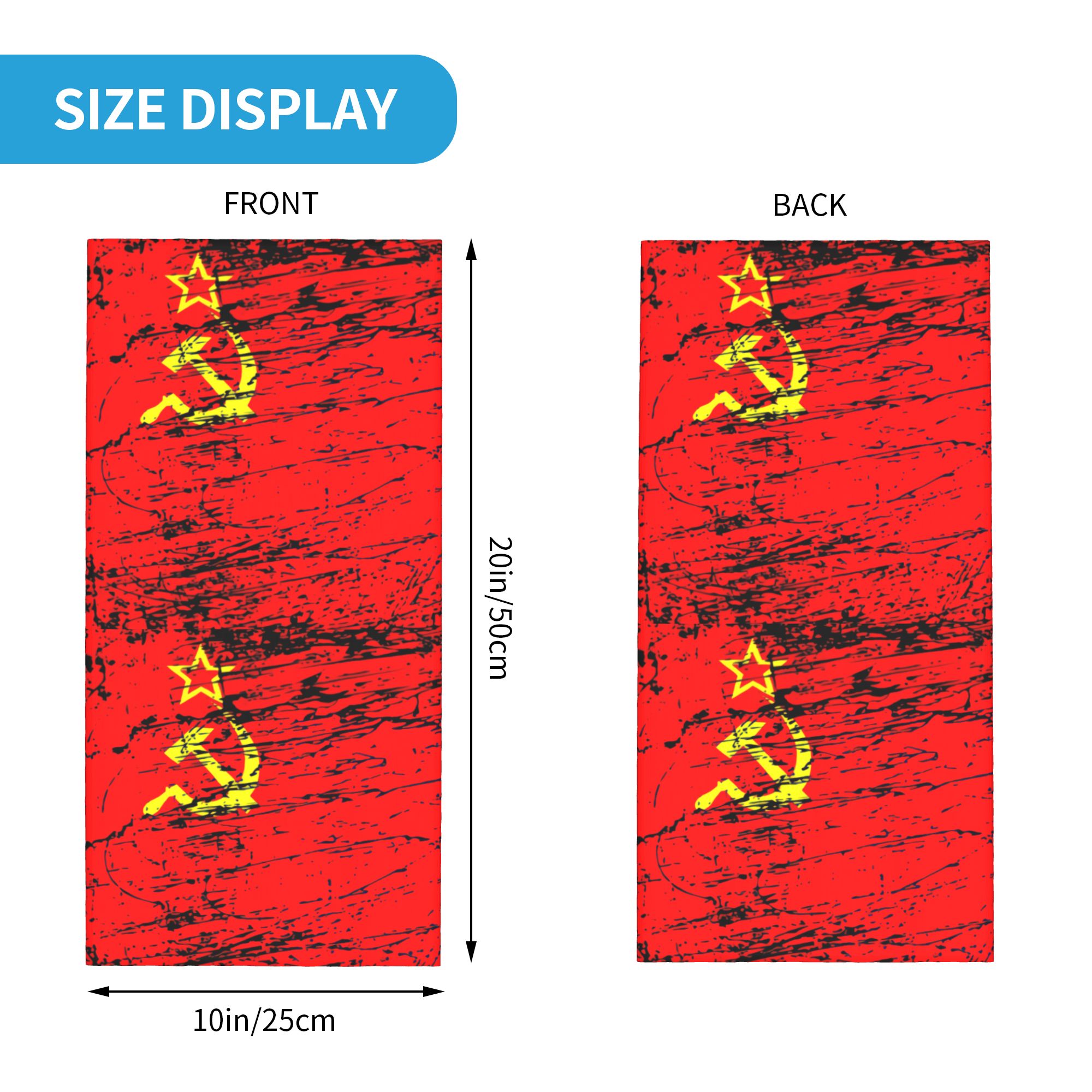Russian Flag Soviet Union USSR – Neck Gaiter Face Cover recenzja i cena