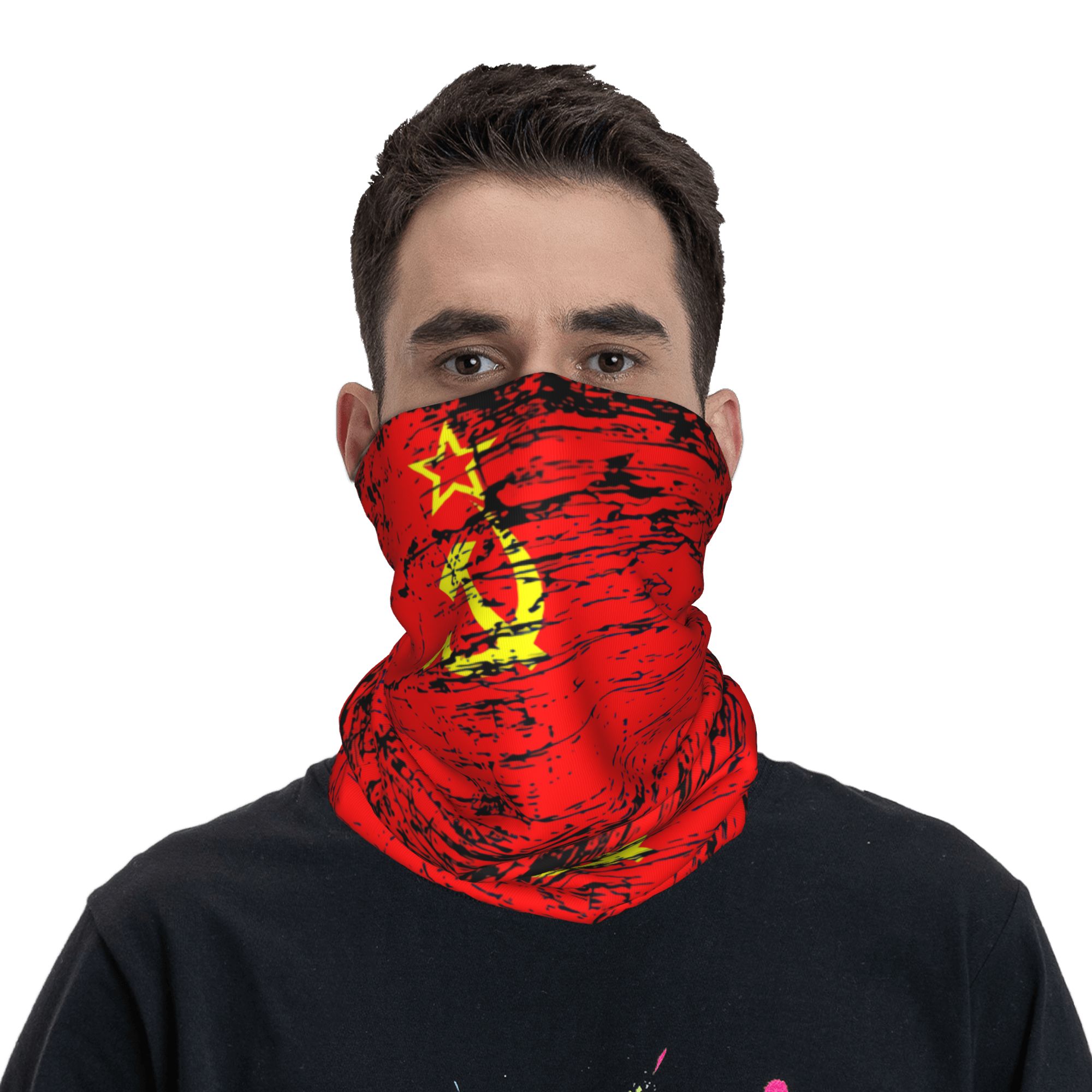 Russian Flag Soviet Union USSR – Neck Gaiter Face Cover recenzja i cena