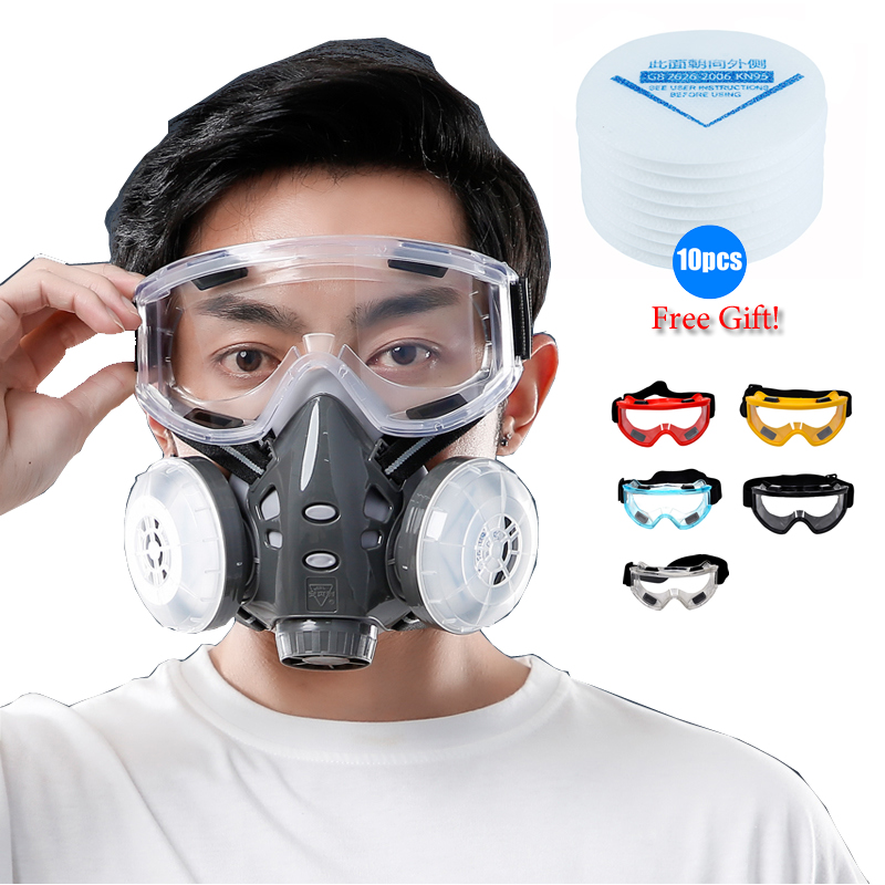 Half Face Dust Mask Safety Gog – Kn95 Respirator Mask recenzja i cena