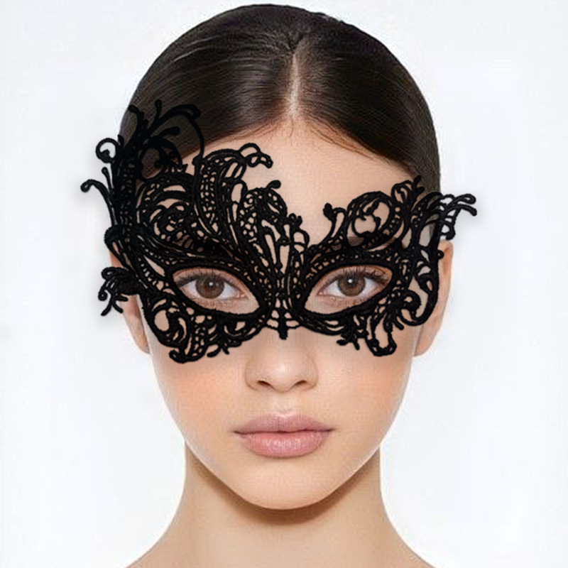 Sexy Women Lace Hollow Masquer – Respirator Half Face recenzja i cena
