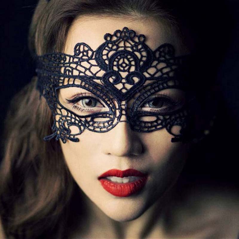 Sexy Women Lace Hollow Masquer – Respirator Half Face recenzja i cena