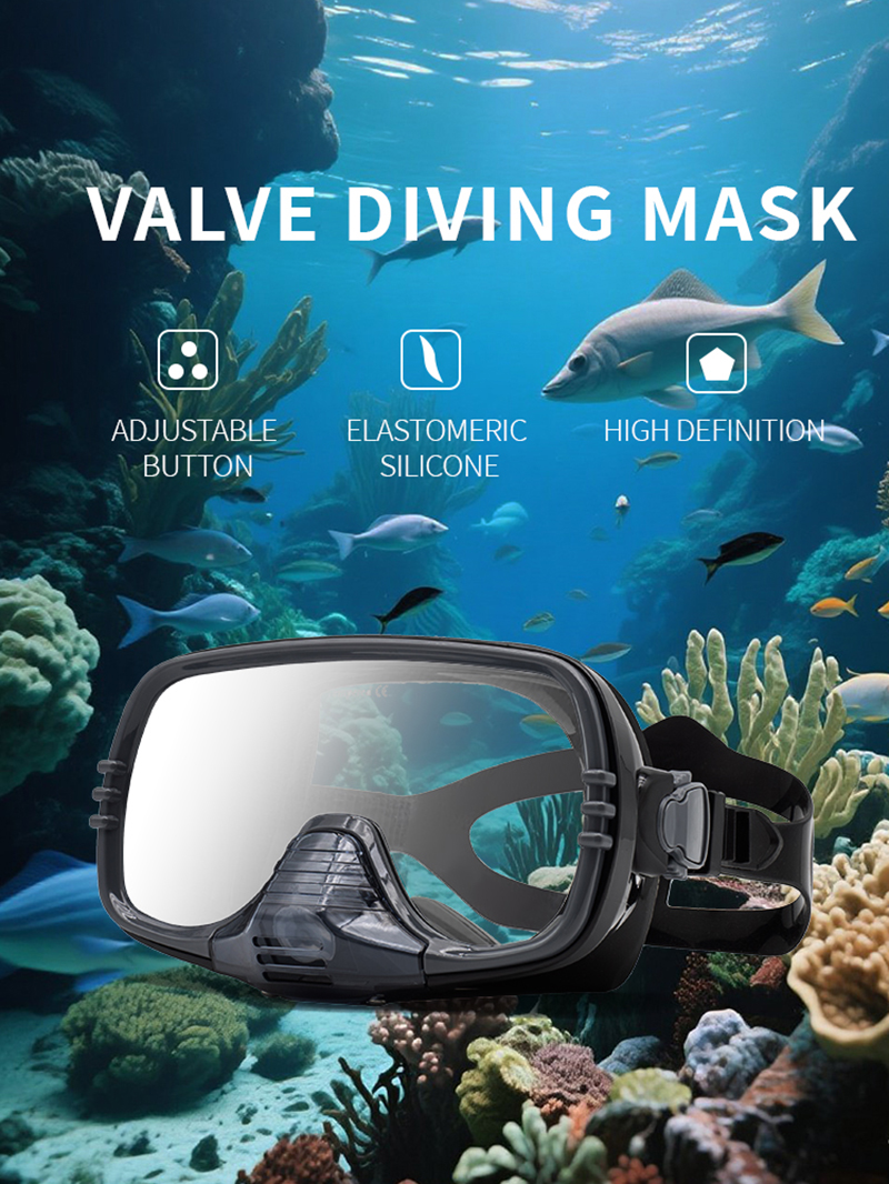 New Large Frame Diving Mask wi – Silicone Mask Bracket recenzja i cena