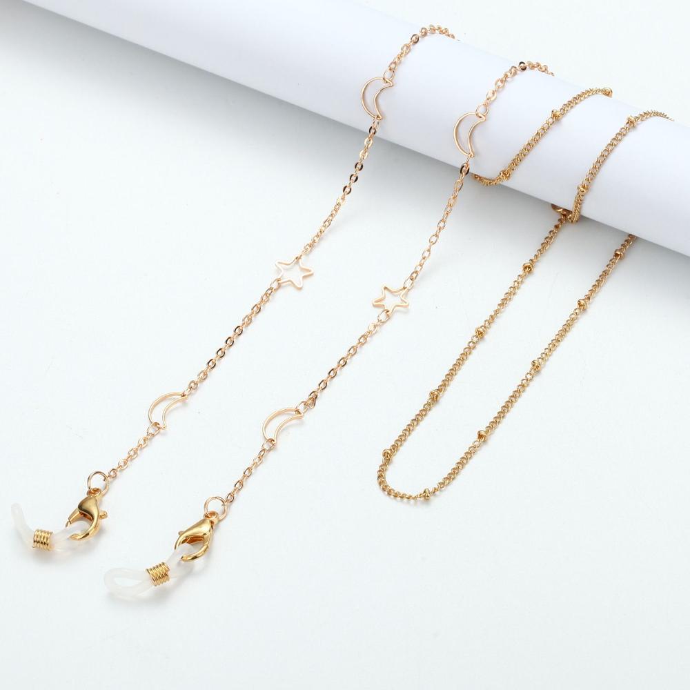 Jewelry Disc Metal Pearl Hangi – Mask Chain Holder recenzja i cena