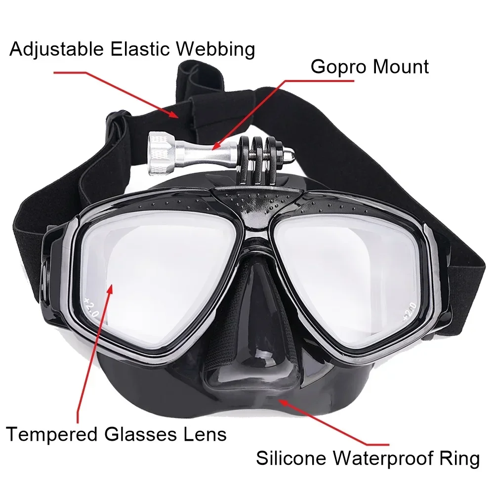 Scuba Diving Mask with Camera  – Mask Lanyard Adjustable recenzja i cena