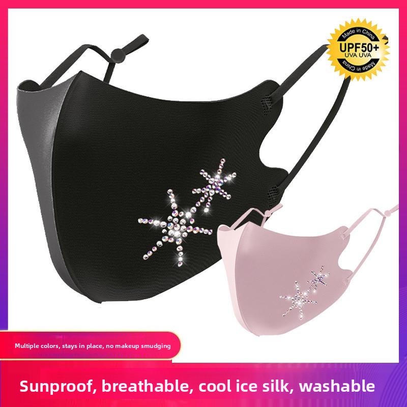 Women's Sparkling Rhinestone F – Cloth Face Mask Washable recenzja i cena