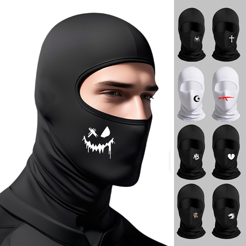 2pcs Set  Unisex Balaclava Cap – Black Face Mask Pack recenzja i cena
