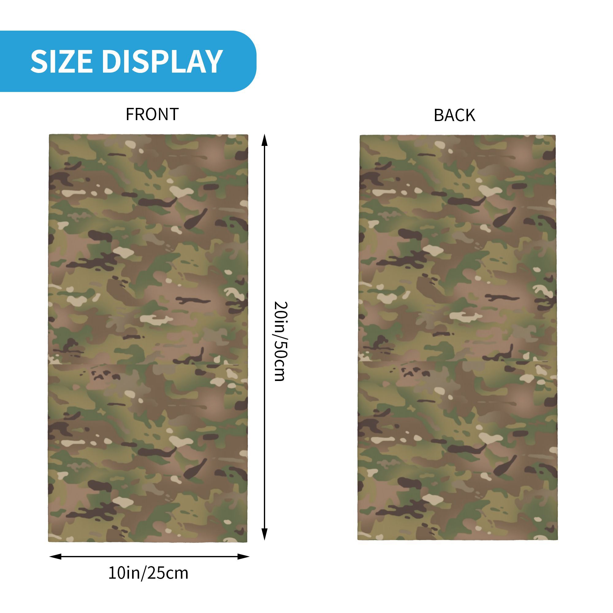 Custom Military Camouflage Pat – Neck Gaiter Face Cover recenzja i cena