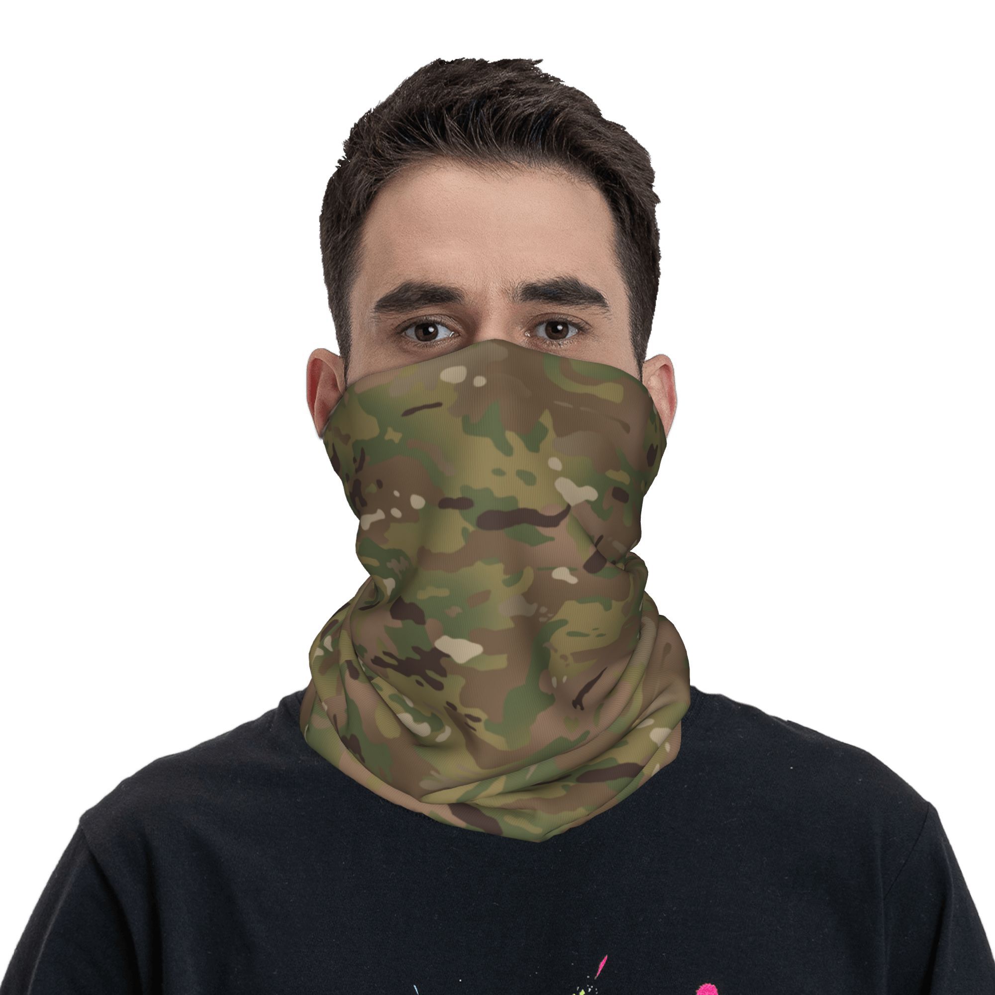 Custom Military Camouflage Pat – Neck Gaiter Face Cover recenzja i cena