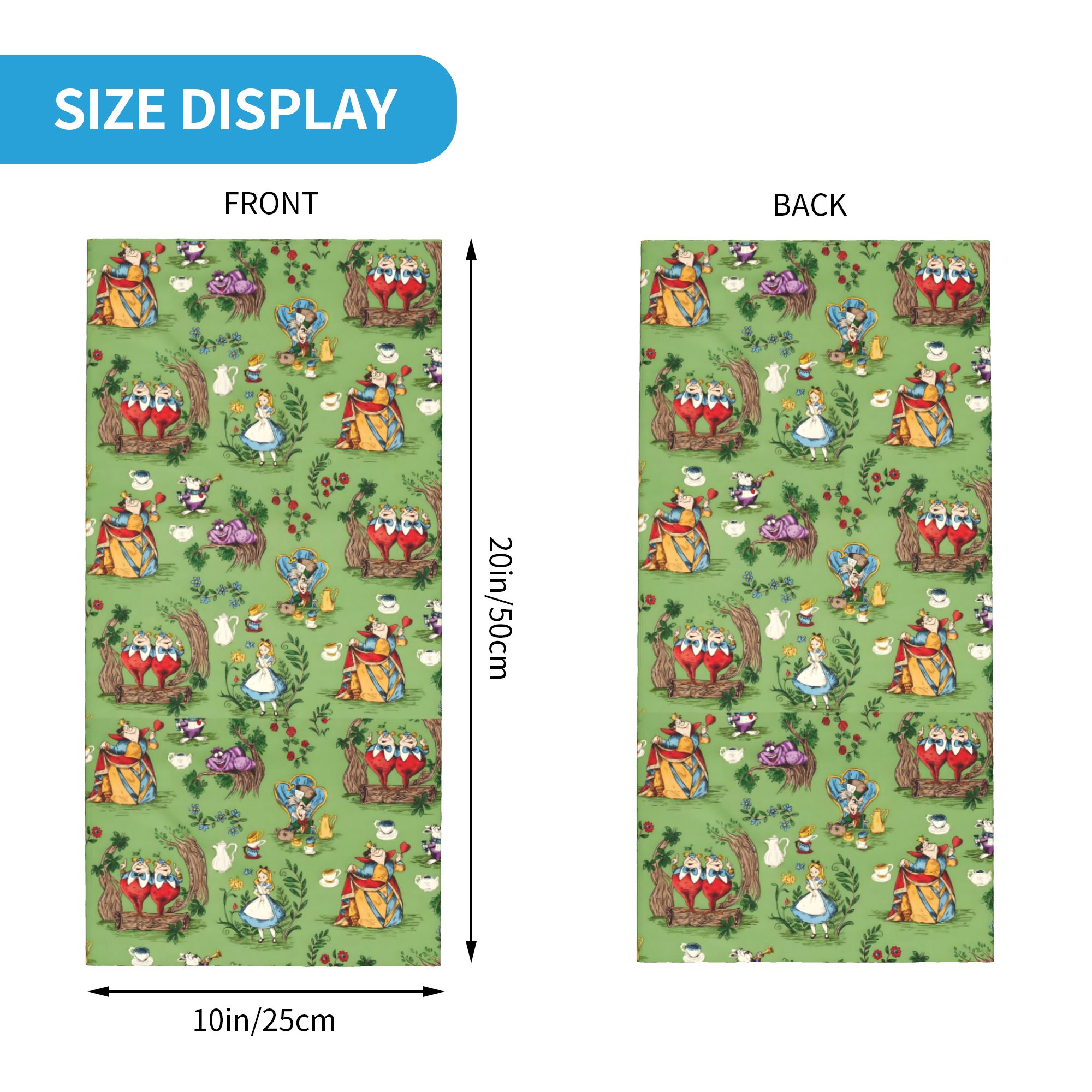 Custom A-Alice in W-Wonderland – Neck Gaiter Face Cover recenzja i cena