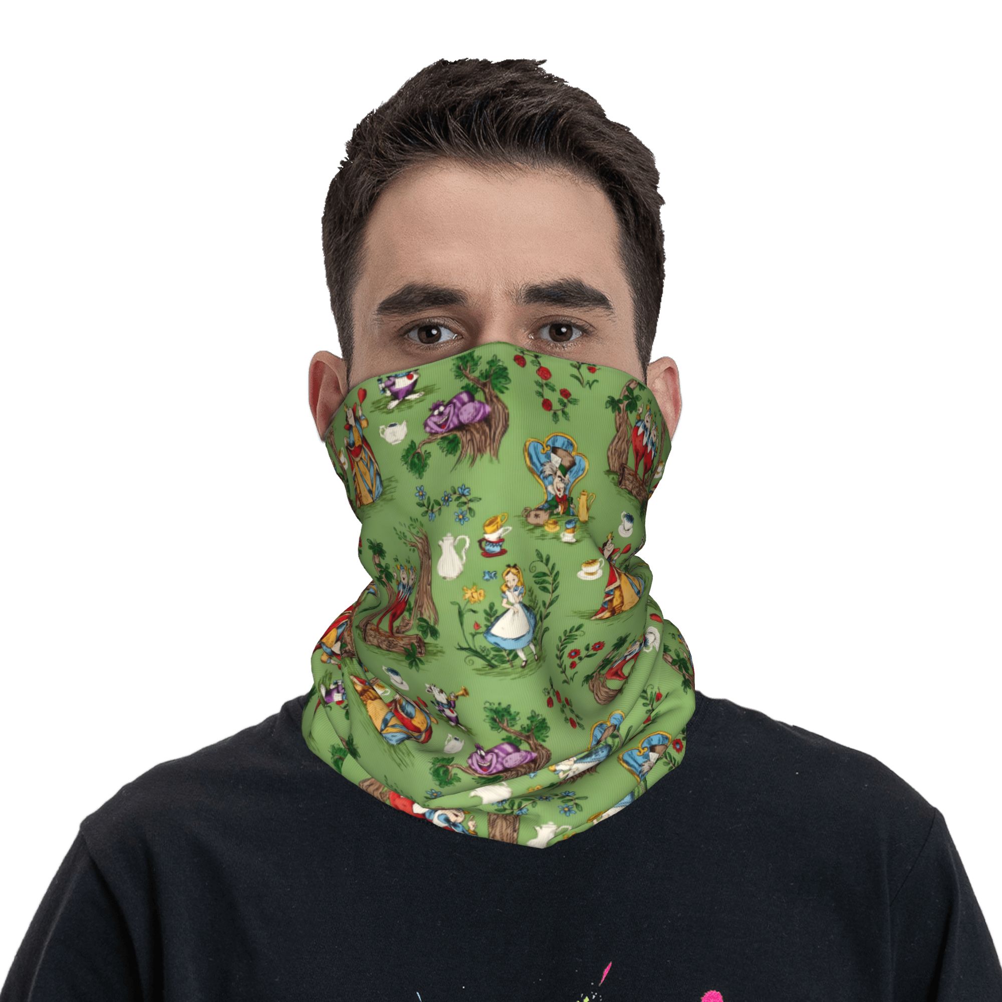 Custom A-Alice in W-Wonderland – Neck Gaiter Face Cover recenzja i cena