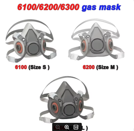 M 6100=S/ 6200=M/ 6300 =L resp – Dust Mask Construction recenzja i cena