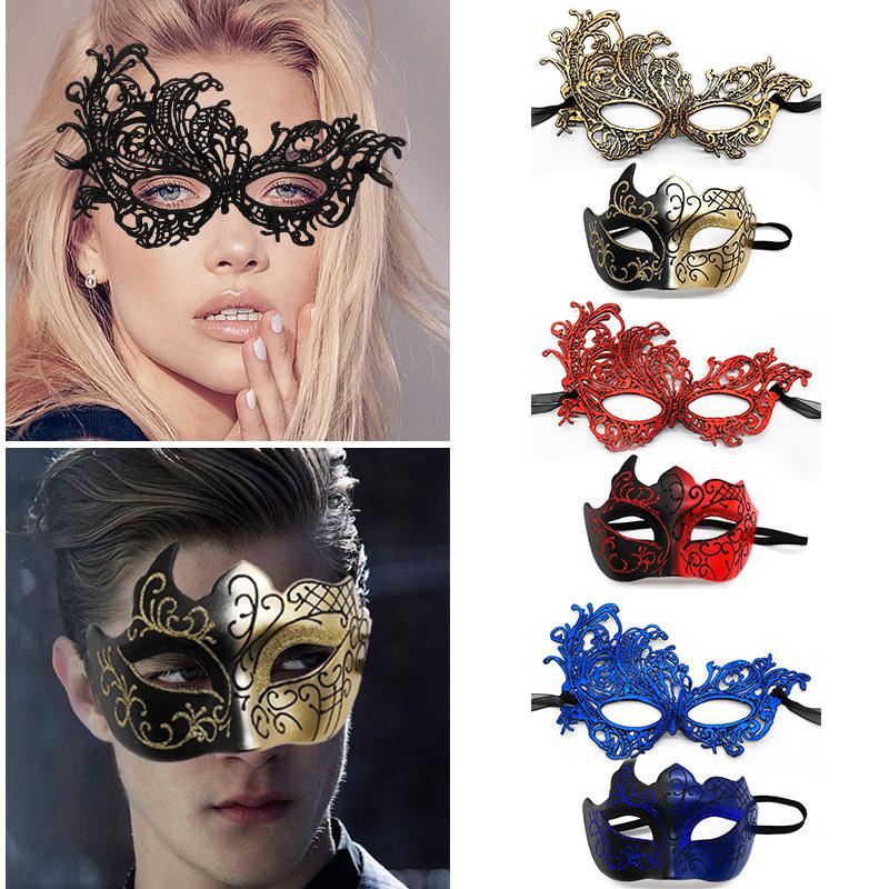 HOT! 2pcs Elegant Black Lace M – Black Face Mask Pack recenzja i cena