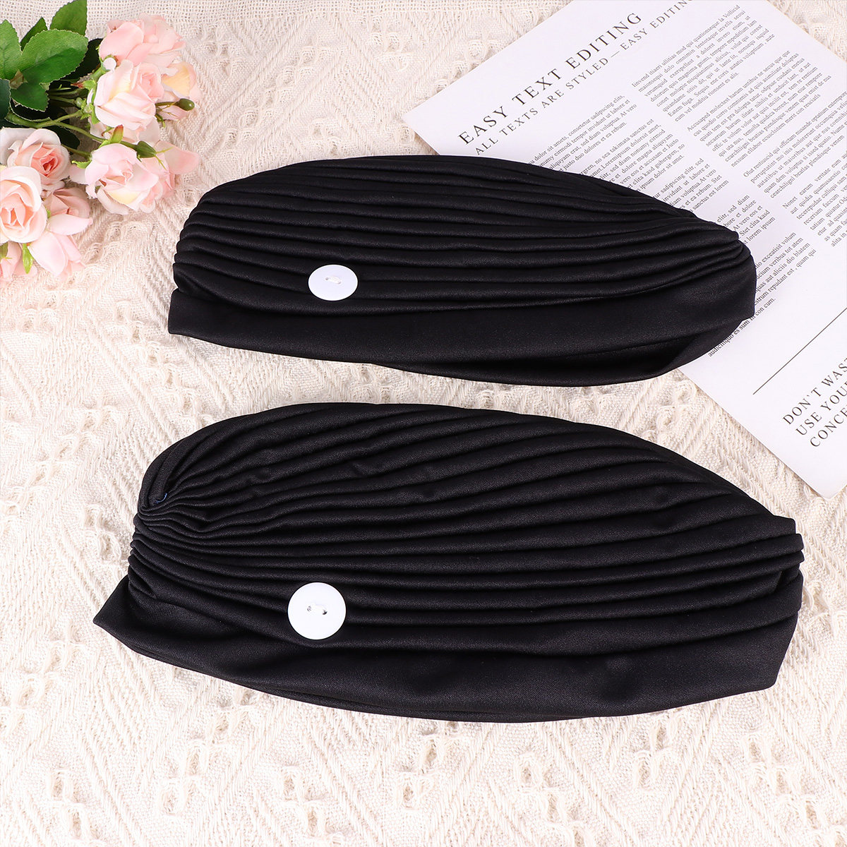 2Pcs Black Adjustable Elastic  – Mask Ear Saver Strap recenzja i cena