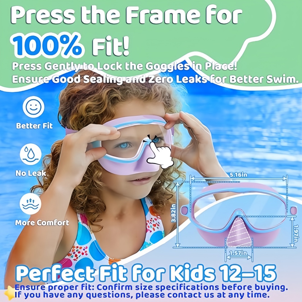 Kids Swimming Goggles with Nos – Anti Pollution Mask recenzja i cena