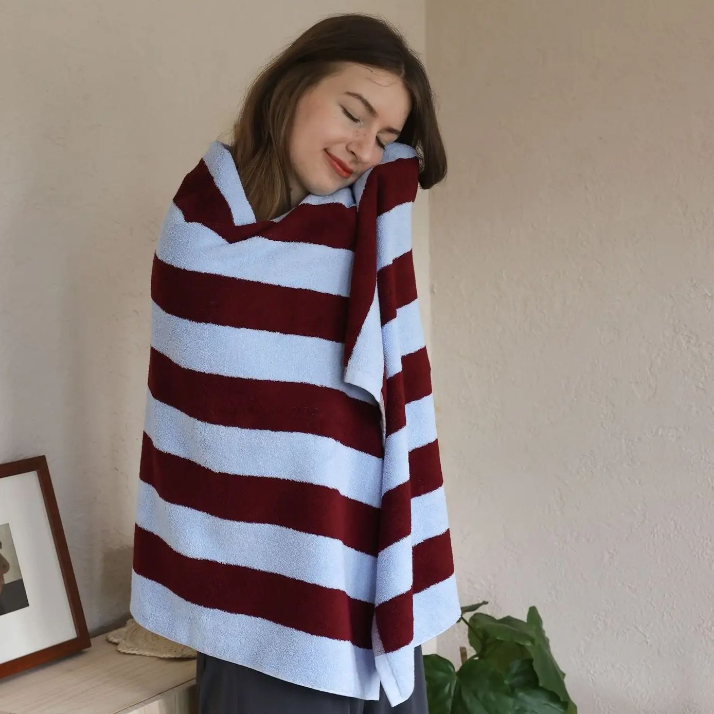 Retro Striped Pure Cotton Towe – Cloth Face Mask Washable recenzja i cena