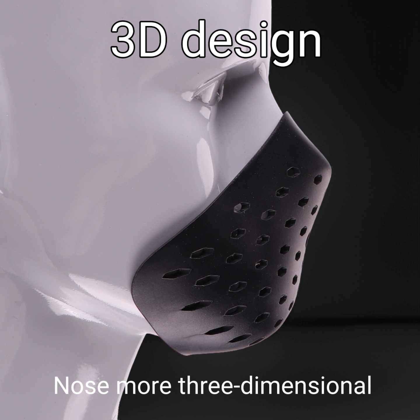 3D Halfface Bracket Silicone M – Silicone Mask Bracket recenzja i cena