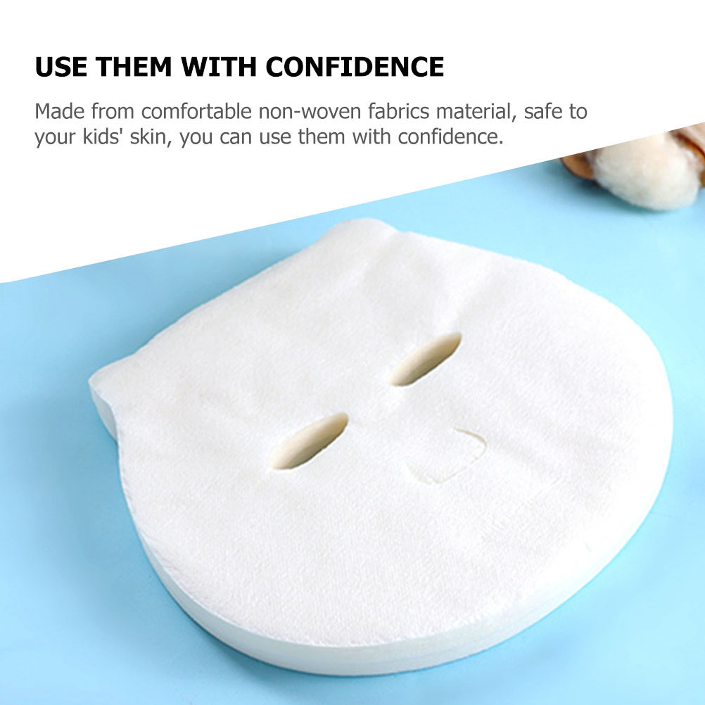 100pcs Baby Mask Paper Facial  – Kids Face Mask recenzja i cena