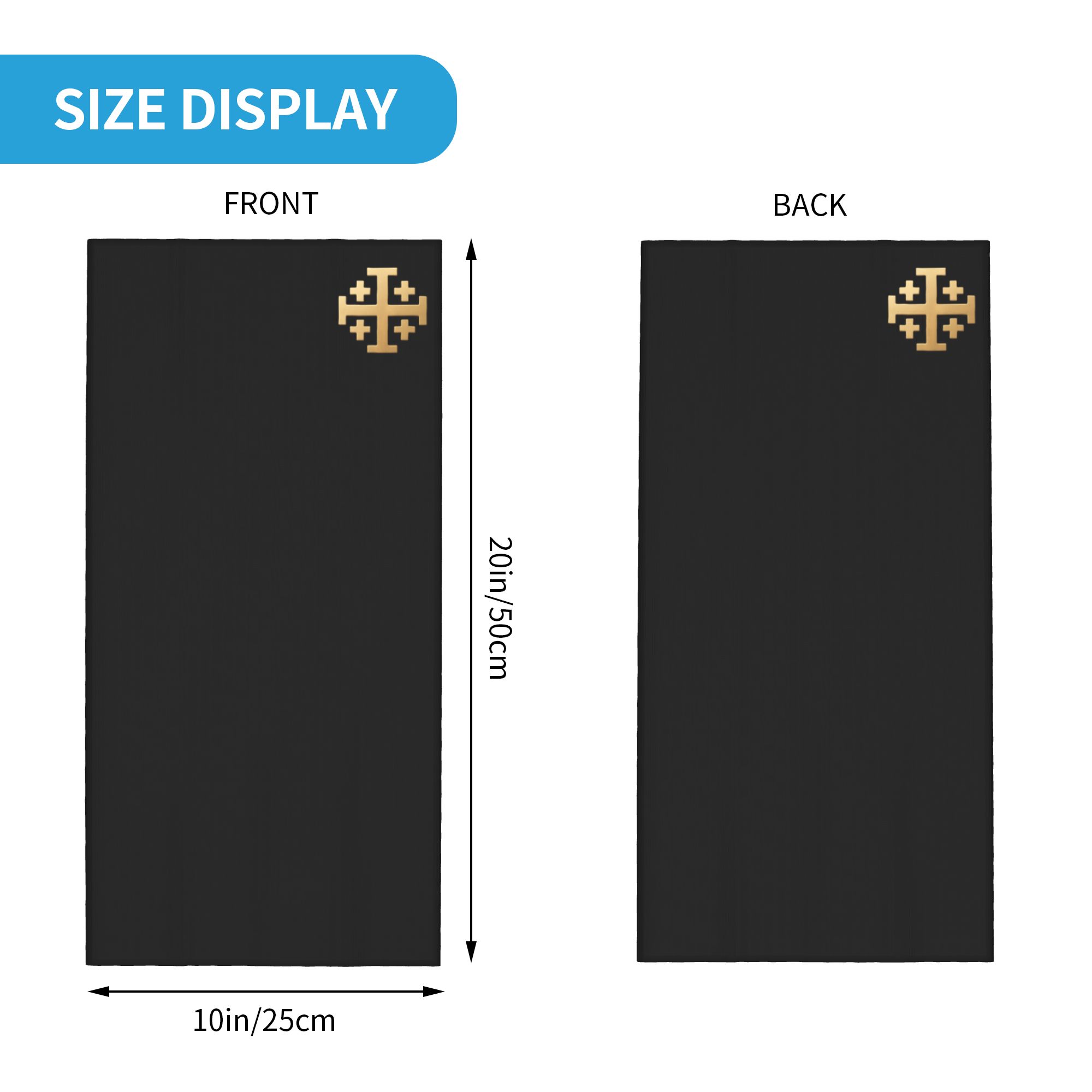 Knight Jerusalem Cross Christi – Neck Gaiter Face Cover recenzja i cena