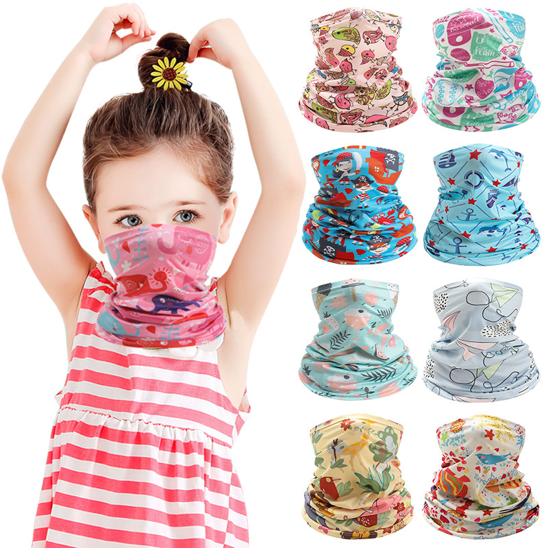 Kids Neck Cover Cute Ice Silk  – Kids Face Mask recenzja i cena