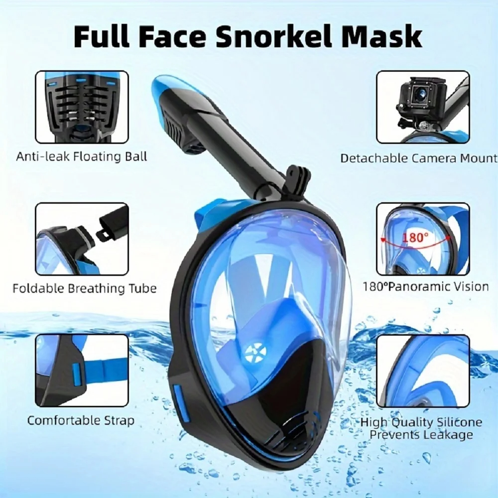 Full Face Snorkel Mask Snorkel – Anti Pollution Mask recenzja i cena