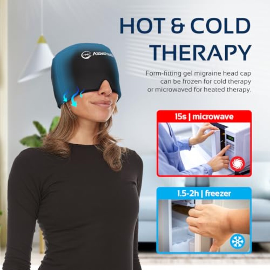 Migraine Relief Cap Ice Head W – Black Face Mask Pack recenzja i cena