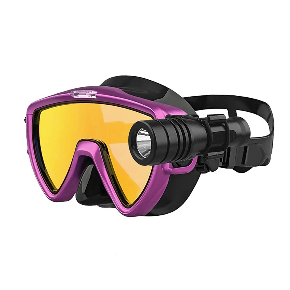 Scuba Diving Mask with flashli – Silicone Mask Bracket recenzja i cena